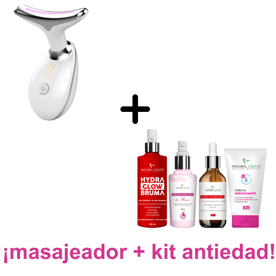 Masajeador GlowRenew + Kit antiedad. Envío gratis. Paga al recibir!